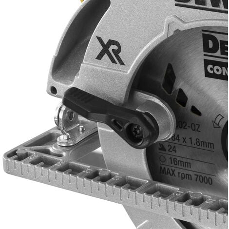 Dewalt DCS572P2 18v XR Brushless 184mm Circular Saw Guide Rail Base - 2 x5.0ah