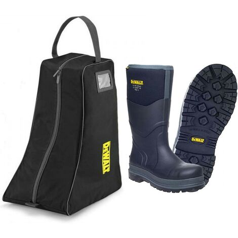 DeWalt Hobart Wellington Boot S5 Safety Steel Toe Insulated -20C Size 12 and Bag