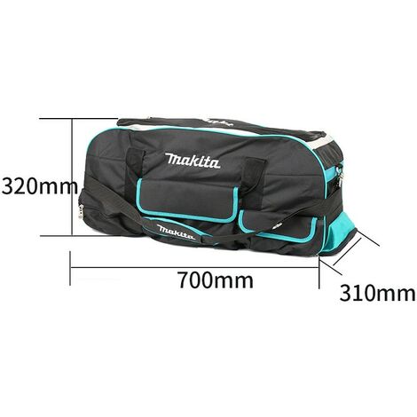 Makita XGT 832367-6 66cm 26"" Heavy Duty Padded ToolBag Tool Duffel Bag + Wheels