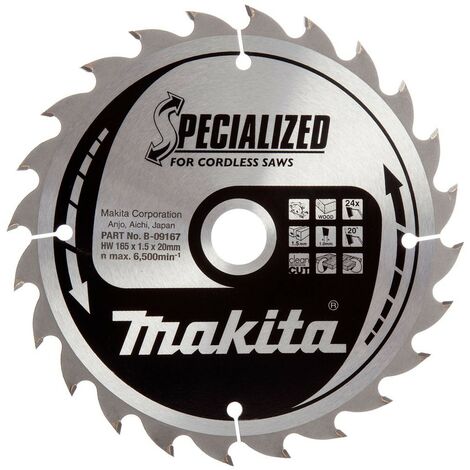 Makita Specialised Saw Blade 190 X 30mm 24T for 5704RK 5704R B-09422 ...