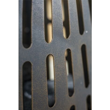 La Hacienda 58573 Anubis Steel Fire Pit Basket Bowl Outdoor Heater Patterned