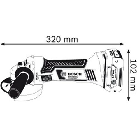Bosch GWS18-125 V-LI Professional 18v 125mm Cordless Angle Grinder Bare + L-Boxx