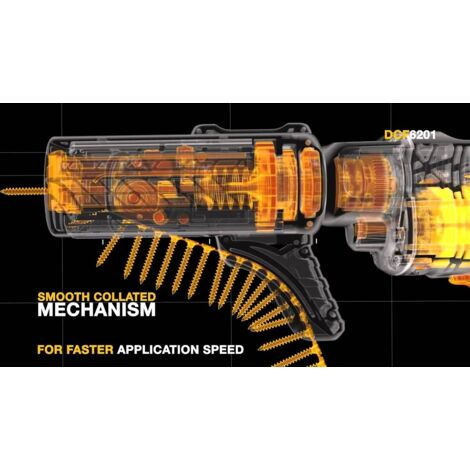 Dewalt DCF620M2K 18v XR Li-Ion Brushless Collated Drywall Screwgun Autofeed 2X4