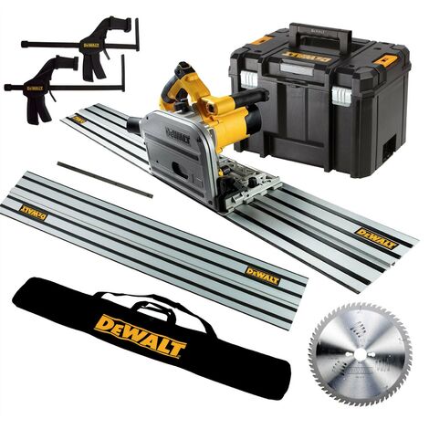 Dewalt track deals saw kit