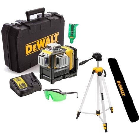 DeWalt DCE089D1G 3 Beam 3 Way Self Levelling Multi Line Laser Green Line +Tripod (1/5)