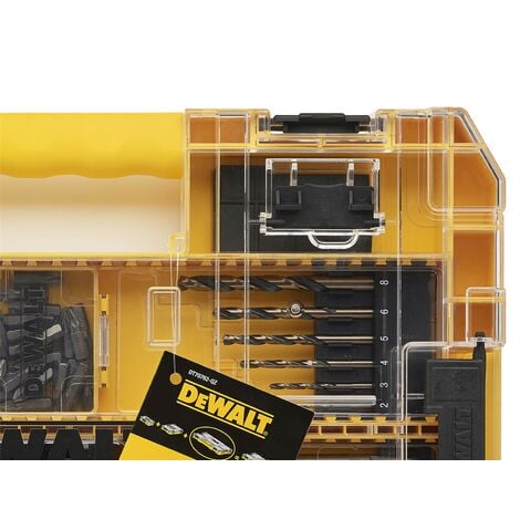 Dewalt DT70762 85PC Screwdriver Drill Bit Set HSS + Toughcase + Drill Tstak Case