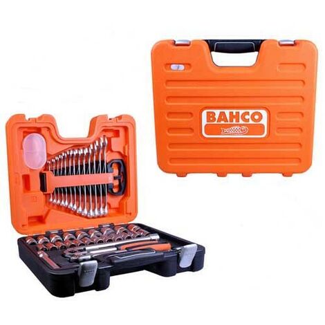 Bahco BAHS400 Socket and Spanner Set of 40 Pieces Metric 1/2in Drive S400