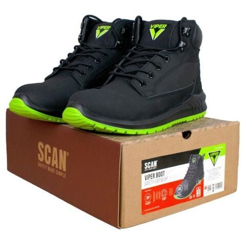 Scan Work Boot Viper SBP Safety Shoe Boots Size 10 XMS24VIPER10 SCAFWVIPER10