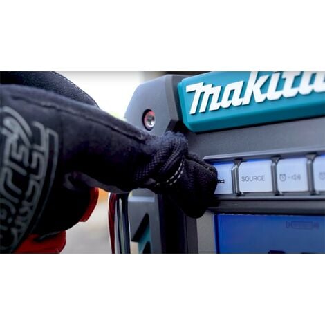 Makita DMR301 Digital DAB Built in Charger Site Radio DAB Bluetooth & 18v BL1860