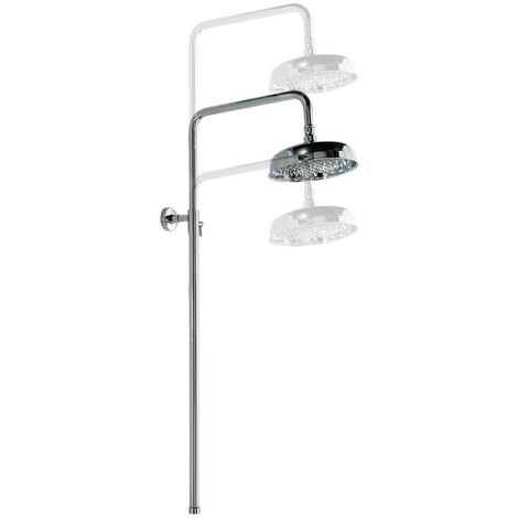 Traditional Exposed Rigid Riser Rail Shower Kit 200mm 8