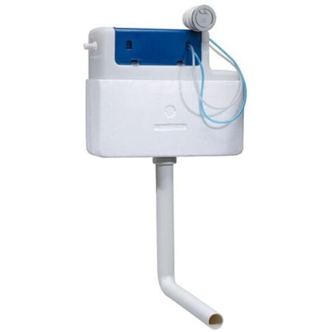 Tavistock Vortex Slimline Concealed Dual Flush WC Toilet Cistern + Button
