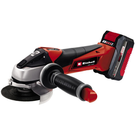 Einhell 18v 115mm Angle Grinder Cordless PXC + 4ah Battery + Tote Bag + 2 Discs