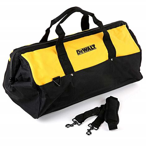 Dewalt DE9883 60cm 24"" Hard Bottom Heavy Duty Tough Toolbag Duffel Tool Bag