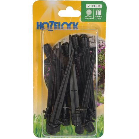 12x Hozelock 7041 360 Spectrum Adjustable Spray Spike Sprinkler Micro Irrigation (1/2)