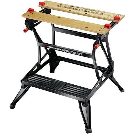 Black & Decker WM626 Tough Dual Height Workmate Bench Vice Sawhorse ...