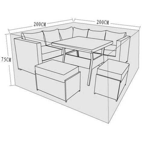 Grey victory rising on sale corner dining set