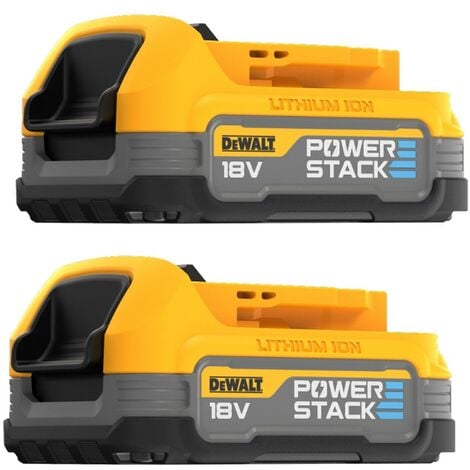 DeWalt DCBP034 18v Compact Powerstack Battery DCBP034-XJ - Twin Pack Batteries