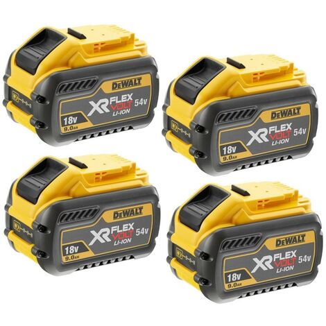 Dewalt DCB547 18v / 54v XR FLEXVOLT 9.0ah Battery DCB547-XJ - 4 Pack Flex Volt (1/3)