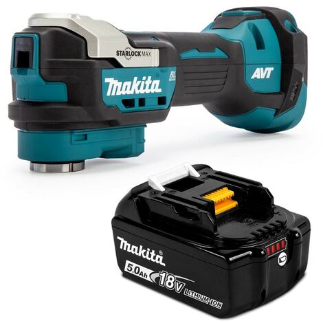 Makita DTM52Z 18v LXT Brushless Multi Tool Starlock Keyless Blade + BL1850