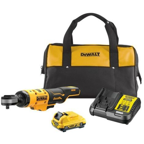 DEWALT DCF503D1 XR 3/8in Open Head Ratchet 12V 1 x 2.0Ah Li-ion DEWDCF503D1