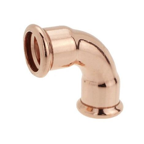 X5 15mm Copper Press Fit 90 Degree Elbow WRAS Crimp Fitting