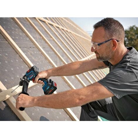 Cordless screwdriver drills with percussion battery operated 18V BOSCH GSB  18V-55