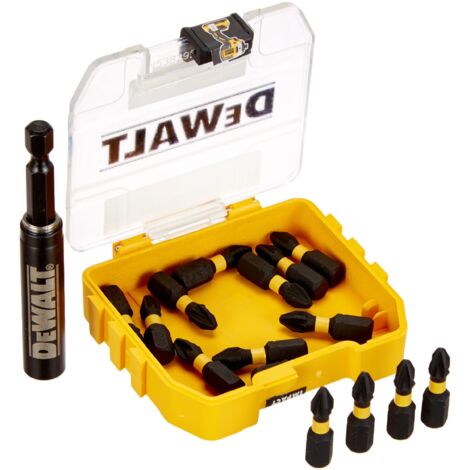 15 x Dewalt DT70618T-QZ Extreme Impact Torsion Bits PZ2 (Tic Tac Box & Holder (1/3)