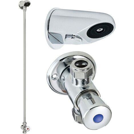 Bristan Sirrus Gummers Commercial Timed Flow Exposed Non Concussive Shower (1/7)