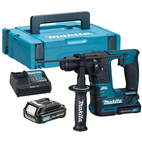 Makita DLX2256TJ1 Combo Kit - 18V Cordless Grinder & Rotary Hammer Drill With 3x5.0Ah Batteries