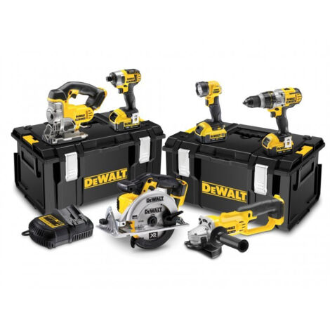 DeWalt DCK692M3 18v XR Li-Ion Piece Cordless Kit Ah XR Batteries  Cases