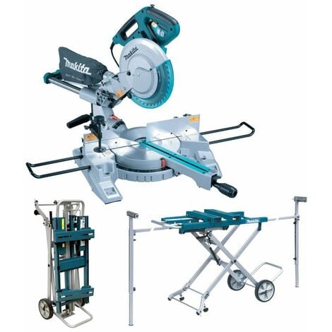 Makita LS1018L 240v 260mm 10"" Slide Compound Mitre Saw with Laser + Leg Stand