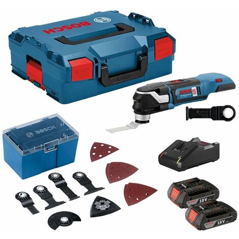Bosch 18v GOP Multi Tool Cutter GOP18V-28 + 2 x 2.0ah Lithium Ion Batts + LBOXX