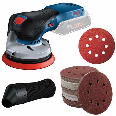 Bosch GEX 18V-125 Brushless 18v Random Orbital Sander Bare GEX 18V125 +50 Sheets (1/4)