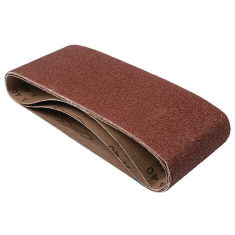 Trend 3 Pack Aluminium Oxide 100 x 610mm 120 Grit Sanding Belt AB/B100/120A (1/4)