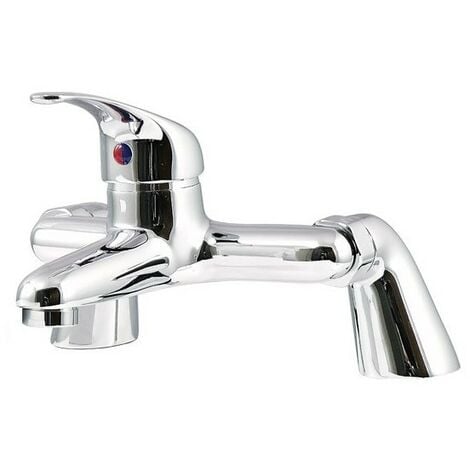 Caravan Bath Filler Mixer Tap Chrome Single Lever Static Motorhome Boat + Waste