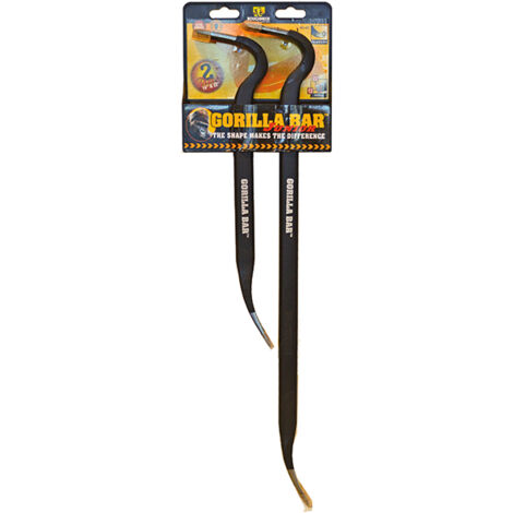 Roughneck ROU64402 Wrecking Pry Gorilla Bar Set 35cm 55cm Crow Bars 14 22 Inch