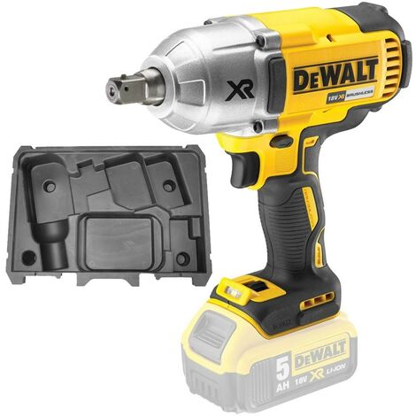 Dewalt 18v DCF899N XR High Torque Impact Wrench Li-Ion 1/2"" Bare + Tstak Inlay (1/4)