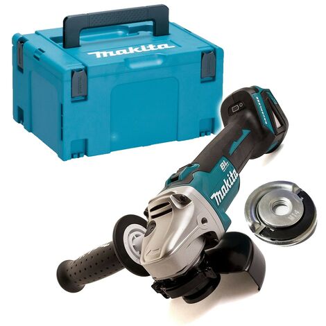 Makita DGA504ZJ 18v Brushless 125mm Angle Grinder Bare Tool + Flange Nut + Case
