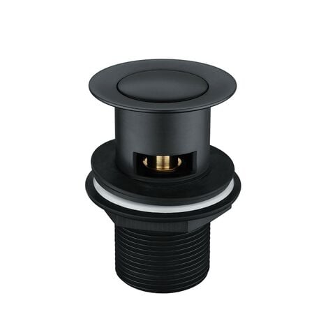 Black Curve Waterfall Cloakroom Mini Basin Mixer Tap Sink Mono Bathroom + Waste