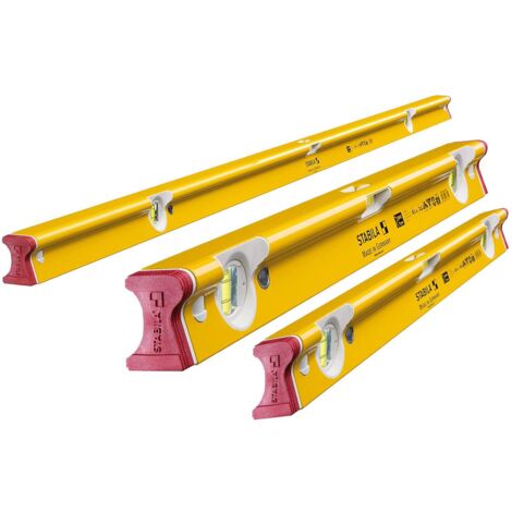 Stabila STBRTYPESET R-Type Triple Pack Builders Spirit Level 180cm 120cm 60cm