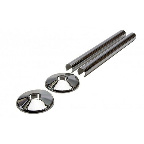Talon Snappit Radiator Pipe Covers And Collars 200mm Chrome ACSNC K2