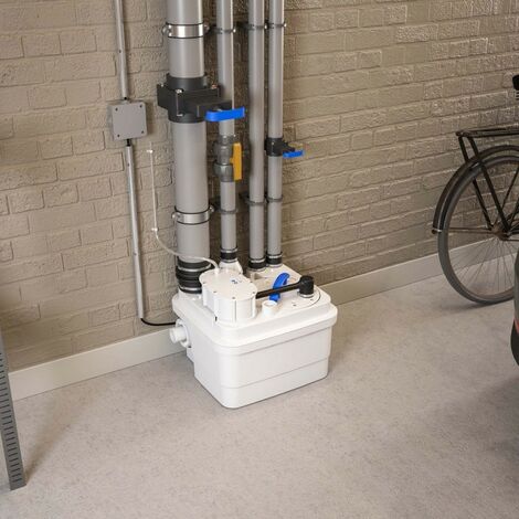 Saniflo Sanicubic 1 6101 Heavy Duty Pump Macerator Multiple WC & Appliances (1/4)