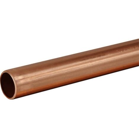 Copper Tube 22mm x 1m Length BS EN1057 R250 British Copper Pipe 1000mm 100cm