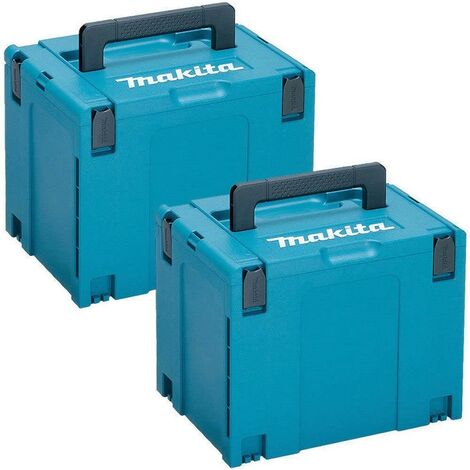 2x Makita MAKPAC Stacking Connector Tool Case Systainer TYPE 396