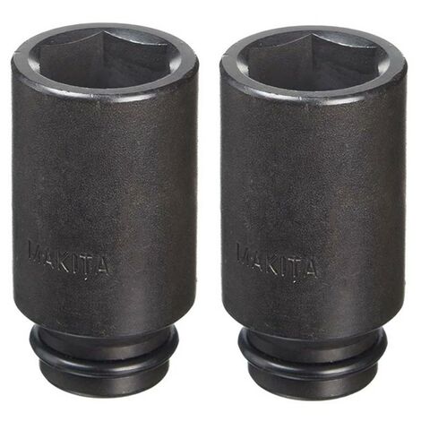 2 x Makita 134849-7 1/2"" 32mm Impact Socket 75mm Long 6905B