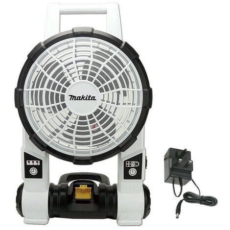Makita DCF201ZW 14v 18v 240v LXT Cordless Portable 2 Speed Fan White + Plug
