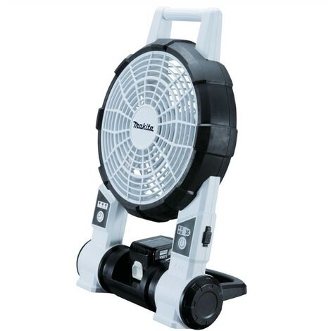 Makita DCF201ZW 14v 18v 240v LXT Cordless Portable 2 Speed Fan White + Plug