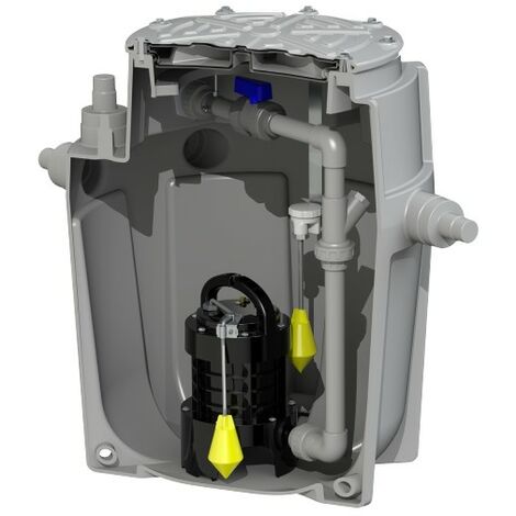 Saniflo Sanifos 250 Litre 6107 Underground Waste Pump Automatic Lifting Station