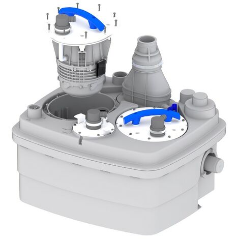 Saniflo Sanicubic 2 Pro 6102 Heavy Duty Pump Macerator WC Basin Bath Shower
