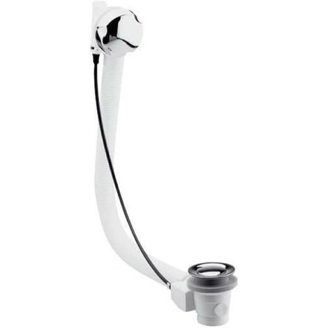 Easy Clean Chrome Click Clack Popup Turn Button Bath Waste Clicker with Overflow